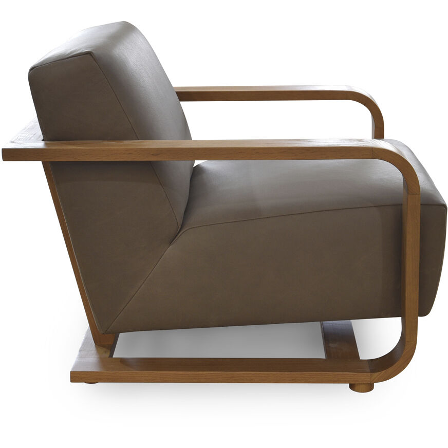 Eckersley Taupe Lounge Chair